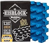 SL-Eisblock Bierkastenkühler 24x0,33l Made in Germany, 34 x 25 x 6 cm Blau