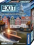 KOSMOS 683696 EXIT - Das Spiel - Die Jagd durch Amsterdam, Level: Fortgeschrittene, Escape Room Spiel, EXIT Game für 1-4 Spieler ab 12 Jahre, EIN einmaliges Gesellschaftsspiel