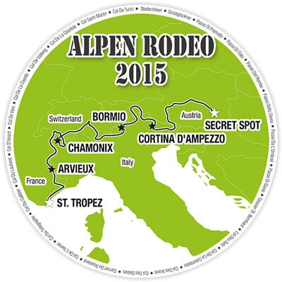 Streckenverlauf Alpen Rodeo