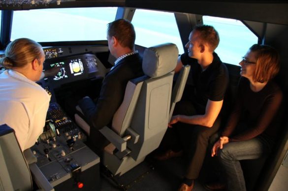 Flugsimulator JetSim in Berlin Cockpit
