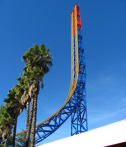 superman escape from krypton achterbahn