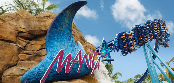 Manta Achterbahn Sea World Orlando