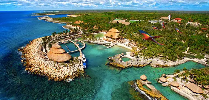 xcaret freizeitpark in cancun, yucatan
