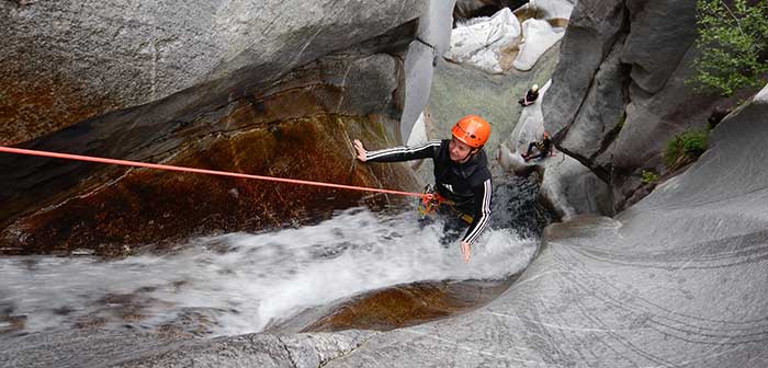 canyoning abseilen tirol