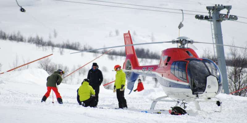 heli skiing wintersport
