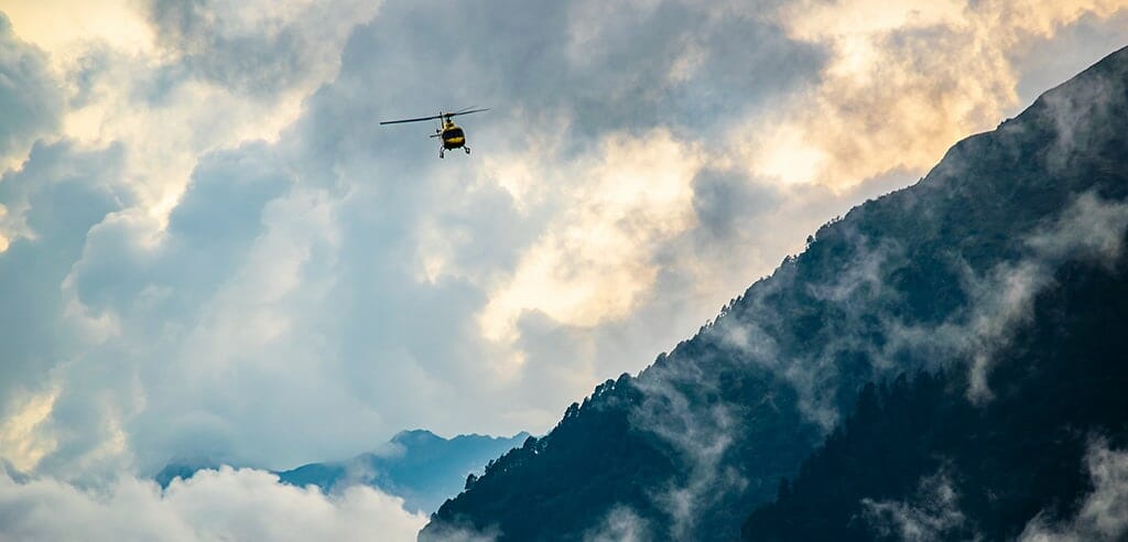 Hubschrauber-Flug in der Schweiz - selbst Pilot sein