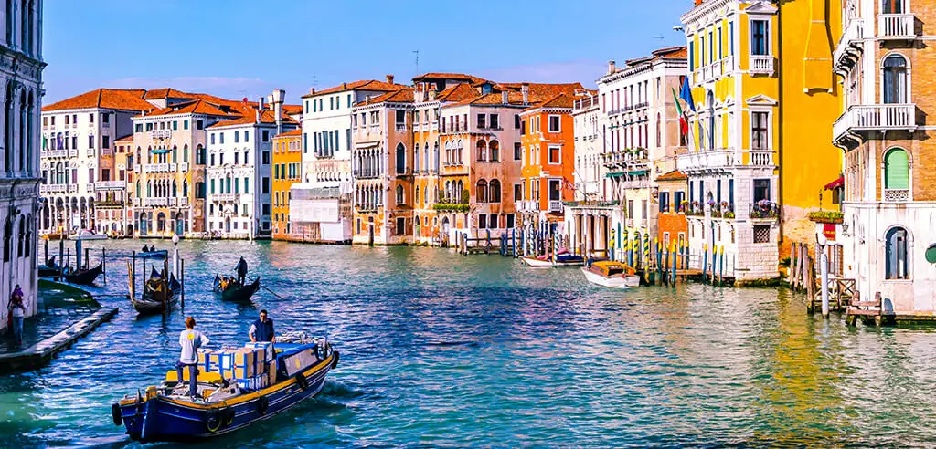 Venedig - die Stadt auf dem Wasser per Boot erkunden