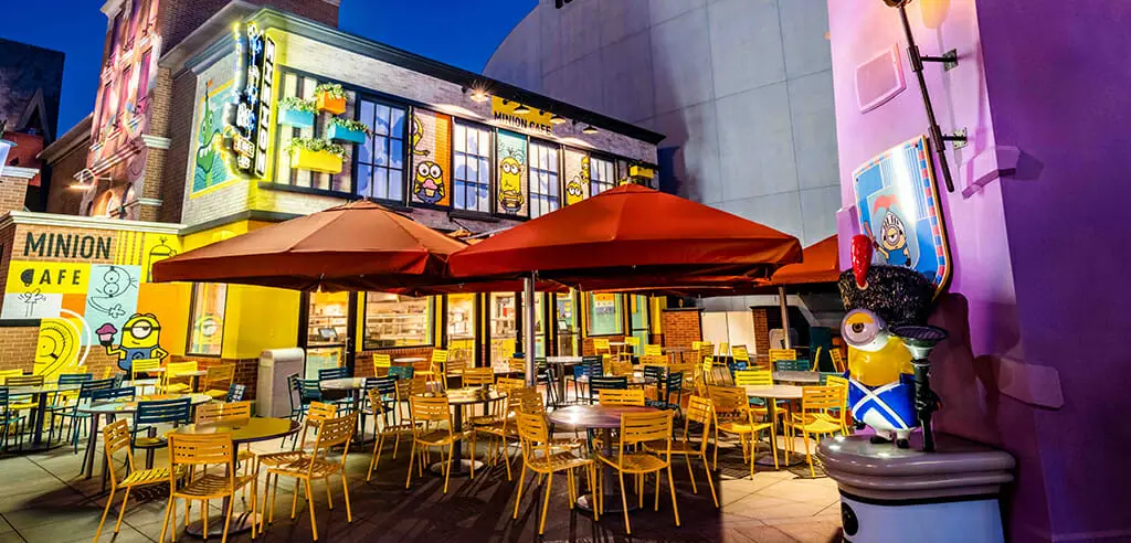 das Minion-Cafe in den Universal Studios - Gastronomie und Shopping
