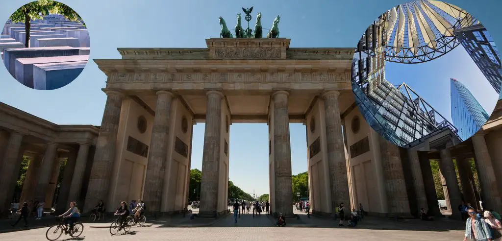 vom Brandenburger Tor über das Holocaust-Mahnmal zum Potsdamer Platz