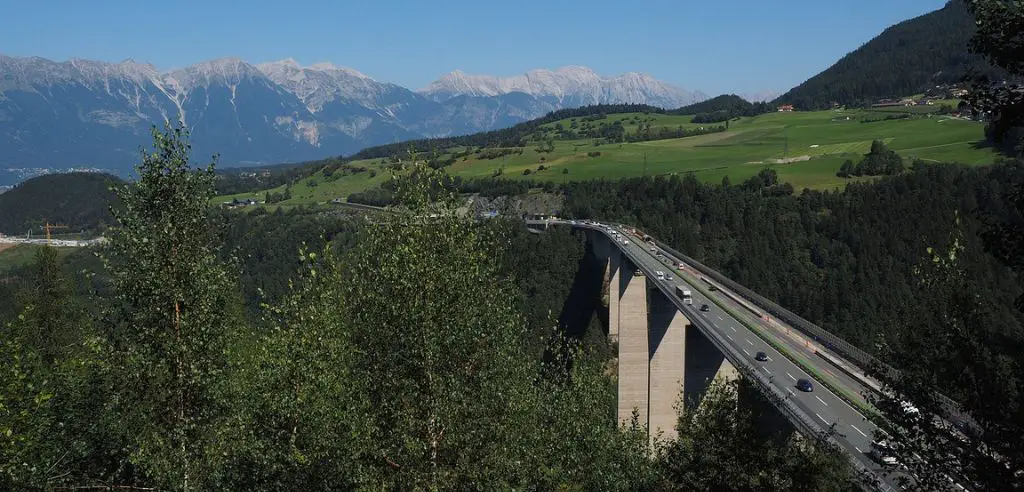 Europabrücke als höchster Bungee Jumping Spot in Europa