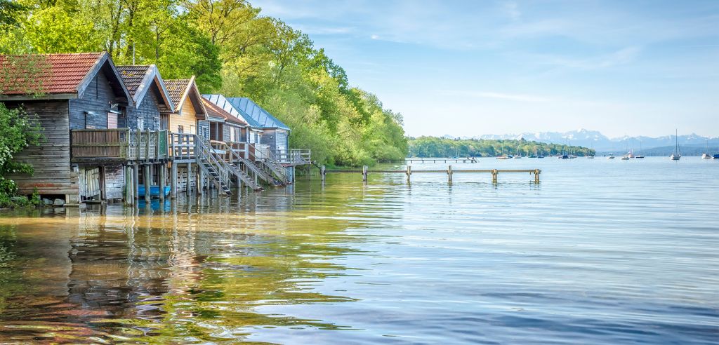Naturidylle am Ammersee in Südbayern